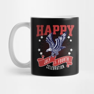 Happy July Fourth Celebration Mug